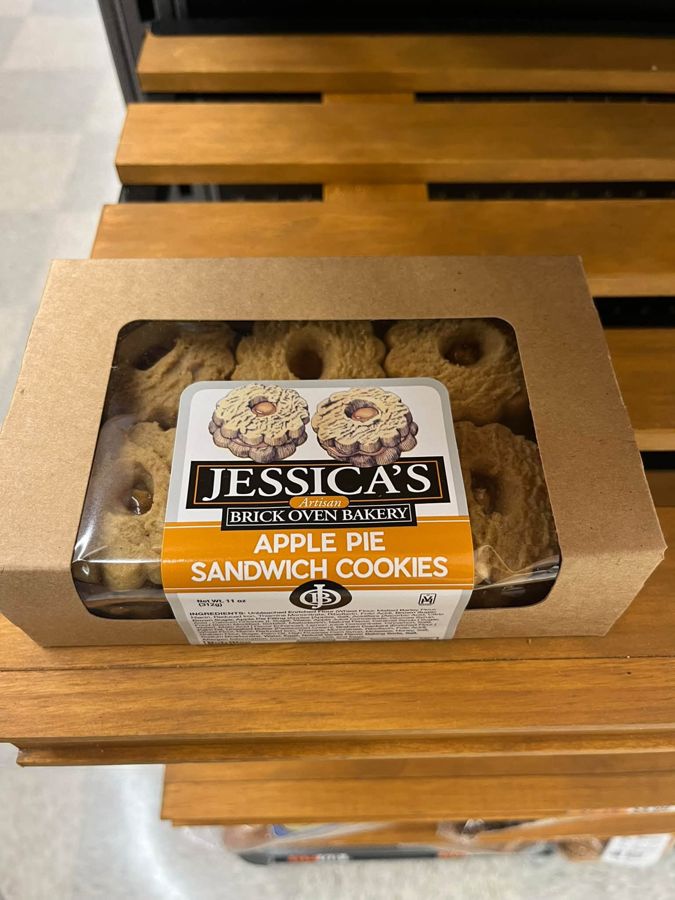 Jessica's Brick Oven Bakery apple pie sandwich cookies