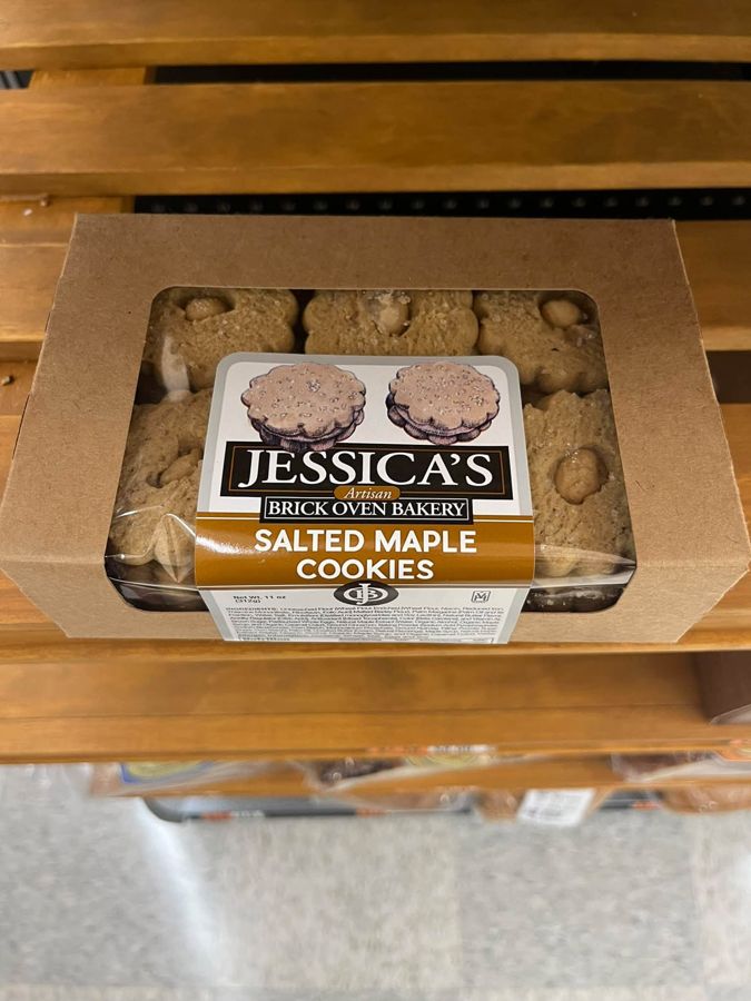 Jessica's Brick Oven Bakery salted maple cookies